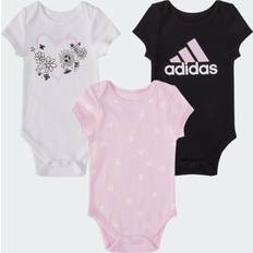 Adidas Bodysuits Children's Clothing adidas Baby Girls 3-pc. Bodysuit, Months, Pink Pink