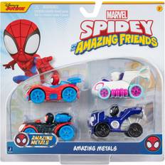 Marvel Lekebiler Spiderman AMAZING METALS CAR 4 PK