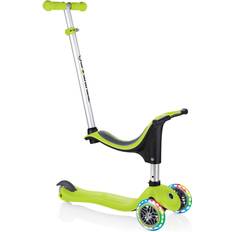 Globber Kick Scooters Globber Evo 4 in 1 Scooter with Lights Green