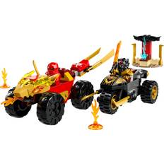 Ninjas Lego Lego Kai and Ras's Car and Bike Battle