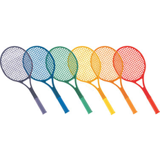 Racket Sports Champion Sports Plastic Tennis Racket Set, 21, Colors CHSJTRSET Quill Multicolor