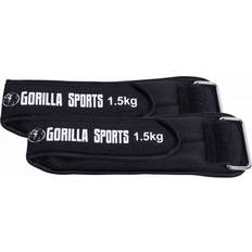 Gorilla Sports Handledsvikt Fotledsvikt Ankelvikt 0,5-2kg, 2 x 1,5 kg