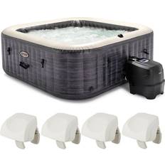 Intex Hot Tubs Intex Inflatable Hot Tub 94"" "" PureSpa Plus 6-Person Greystone