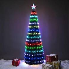 Christmas Lights Yescom 6 Ft RGB Christmas Tree Light