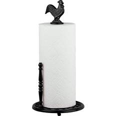 Home Basics Cast Iron Rooster Paper Towel Holder