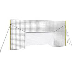 Soccer Equipment OPEN GOAAAL Soccer Practice Net Rebounder Backstop with Goal, Junior