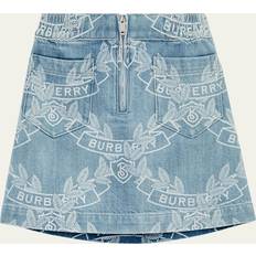 S Skirts Children's Clothing Burberry Girls Blue Oak Leaf Crest Skirt year