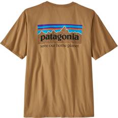 Patagonia Herre T-skjorter Patagonia P-6 Mission Organic T-Shirt Grayling Brown