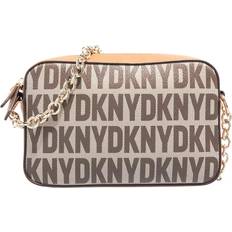 DKNY Taschen DKNY Seventh Avenue Small Faux Leather Camera Bag Braun