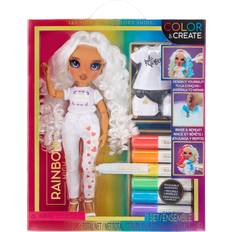 Leker Rainbow High Color & Create Fashion Doll- Character 2 purple eyes Motedukke, Hunkjønn, 6 år, Jente, Flerfarget