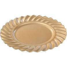 Dinner Plates on sale Bed Bath & Beyond Casa Charger Wavy Gold Dinner Plate