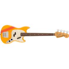 Fender El-basser Fender Vintera II 70s Mustang Bass Competition Orange, RW