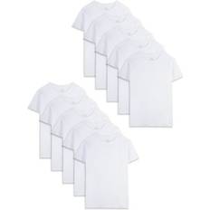 Fruit of the loom t shirt Fruit of the Loom Big Cotton T Shirt, Boys-10 Pack-White