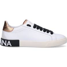Dolce & Gabbana Sneakers Dolce & Gabbana Embellished leather sneakers white