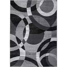 Rugshop Contemporary Abstract Gray 63x87"