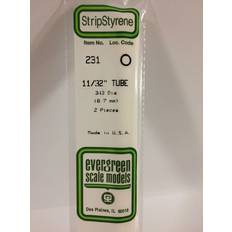 Evergreen Rundröhre, 35 cm lang, Durchm.8,3 mm 11/32, 2 Stück
