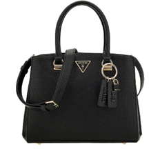 Guess Handbags Guess Noelle Saffiano Handbag - Black