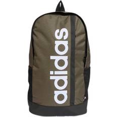 Adidas Ryggsekker adidas Essentials Linear Backpack - Olive Strata/Black/White