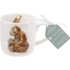 Royal Worcester Cups & Mugs Royal Worcester Wrendale Orangutangle Fine Bone China Coffee Brown/White Cup