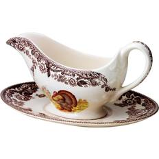 Sauce Boats Spode Woodland Turkey Stand Sauce Boat