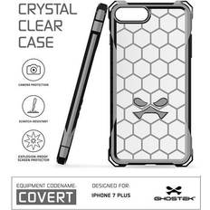 Ghostek Mobile Phone Accessories Ghostek Covert Thin iPhone 7 Plus, iPhone 8 Plus Case with Clear Honeycomb Design Shockproof Heavy Duty Protection Wireless Charging for 2017