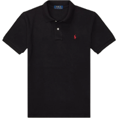 Polo Shirts Children's Clothing Ralph Lauren Little Boy's The Iconic Mesh Polo Shirt - Black