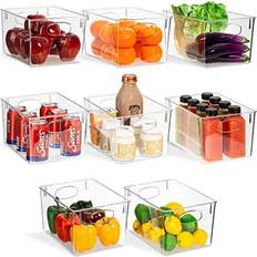 Kitchen refrigerators Sorbus Clear Bins & Pantry Containers with Handles Kitchen, Closet