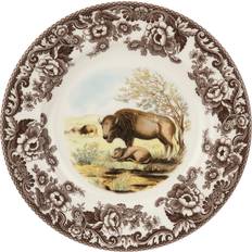 Freezer Safe Dishes Spode Woodland Wildlife 11"" Ceramic/Earthenware/Stoneware Dinner Plate