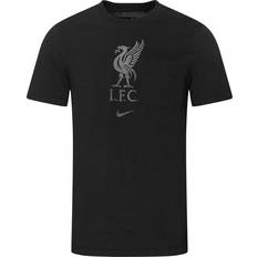 Liverpool FC T-shirts Nike Men's Black Liverpool Crest T-Shirt