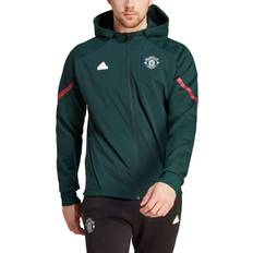 Manchester united adidas hoodie adidas Manchester United 2023 Green Anthem Full-Zip Hoodie, Men's