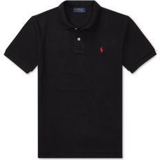 M Polo Shirts Children's Clothing Polo Ralph Lauren Big Boy's The Iconic Mesh Polo Shirt - Black