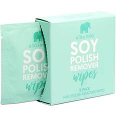 Nail Polish Removers Ella+Mila Soy Nail Polish Remover Wipes Unscented 5-pack