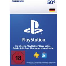 Gutscheinkarten Sony PlayStation Store Gift Card 50 EUR