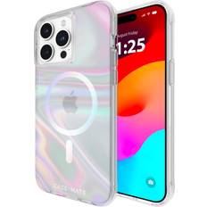 Mobile Phone Cases Case-Mate iPhone 15 Pro Max Soap Bubble [12FT Drop Protection] [Compatible with MagSafe] Magnetic Cover with Iridescent Swirl Effect for iPhone 15 Pro Max 6.7" Anti-Scratch, Shockproof