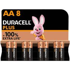 Aa duracell batterier Duracell AA Plus 8-pack
