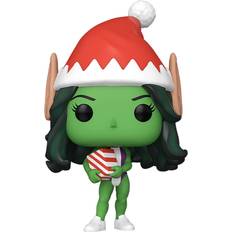 Marvel Superhelden Spielzeuge Marvel Funko POP! Holiday She-Hulk Green/Red/White One-Size