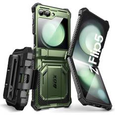 Samsung z flip phone Mobile Phones i-Blason Armorbox Series Case for Samsung Galaxy Z Flip 5 5G 2023 Full-Body Rugged Holster Case with Shock Reduction/Bumper Guldan