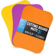 Zulay Kitchen Extra Thick Flexible Edge Chopping Board