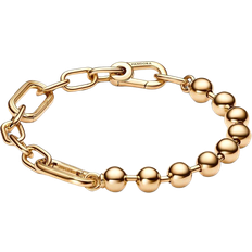 Pandora Me Metal Bead & Link Chain Bracelet - Gold