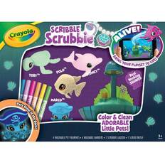 Oceans Play Set Crayola Scribble Scrubbie Pets Glow Deep Sea Lagoon