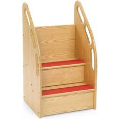 Hobby Horses Discount School Supply Step-Up Wood Toddler Stairs
