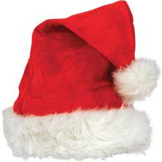 Hats Beistle Velvet Santa Deluxe Costume Hat Red/White