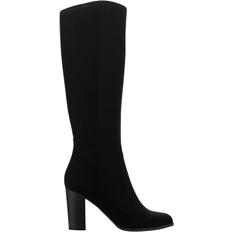 Style & Co Addyy Extra Wide-Calf Dress Boots - Black Micro