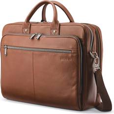 Men Briefcases Samsonite Sam Classic Leather Briefcase - Cognac