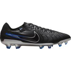 Nike Soccer Shoes Nike Tiempo Legend 10 Pro FG M - Black/Hyper Royal/Chrome