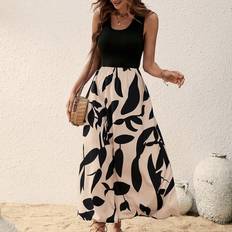 Damen Kleider Shein Graphic Print Sleeveless A-line Dress