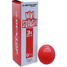 Squash Dunlop Sports Mini Squash Ball, Red, 3-Ball Pack