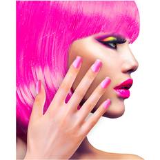 Künstliche Nägel & Nageldekoration Widmann 12 selbstklebende stiletto fingernägel viele farben