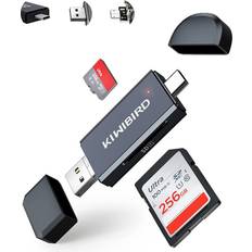 KiwiBird USB Type C SD/Micro SD/TF Card Reader