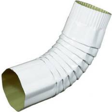 Tin Roof White products 470781 4 aluminum gutter elbow- round